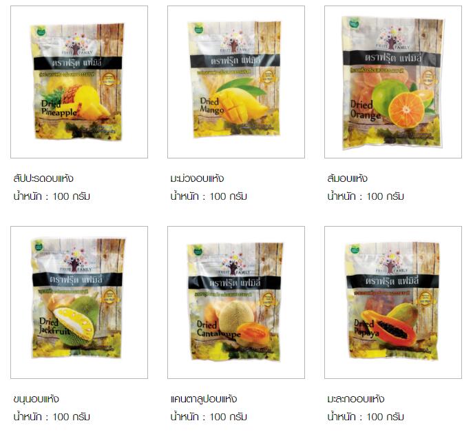 【THAILAND】Fruits based snack products